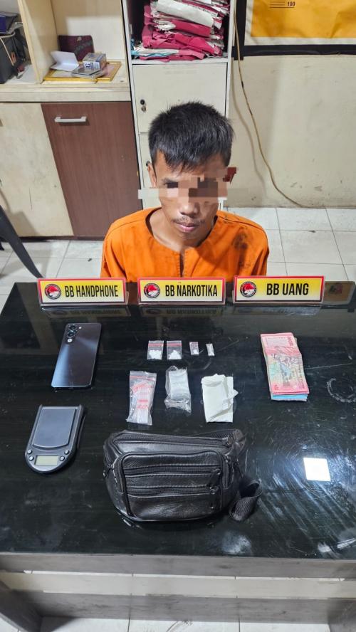 Polres Inhil Ungkap Kasus Peredaran Sabu di Batang Tuaka Satu Pengedar Diamankan